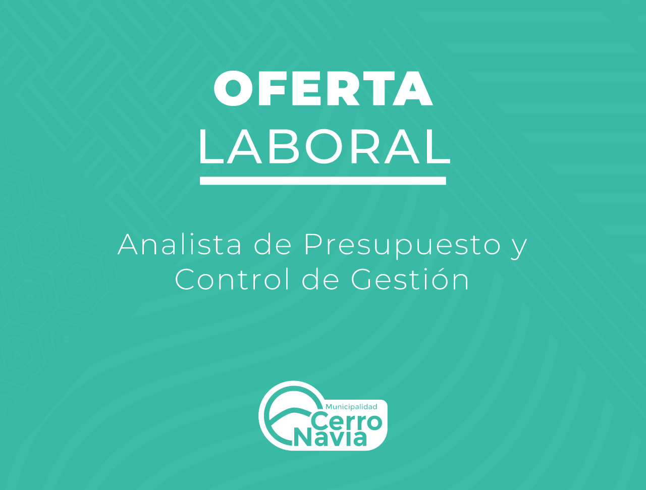 oferta laboral cerro navia