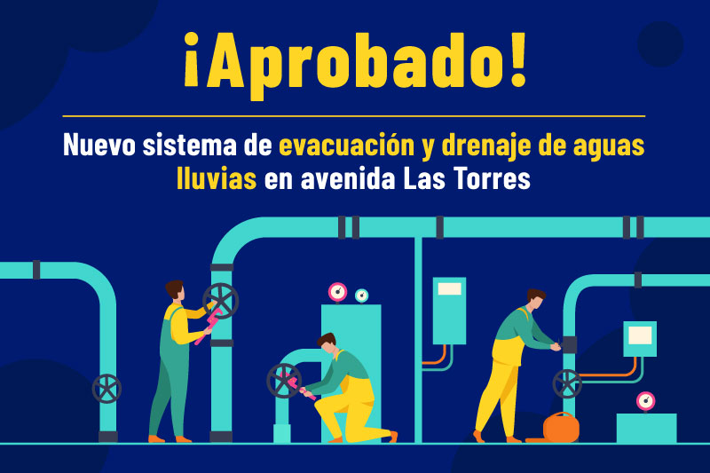 sistema de evacuación y drenaje de aguas lluvias cerro navia