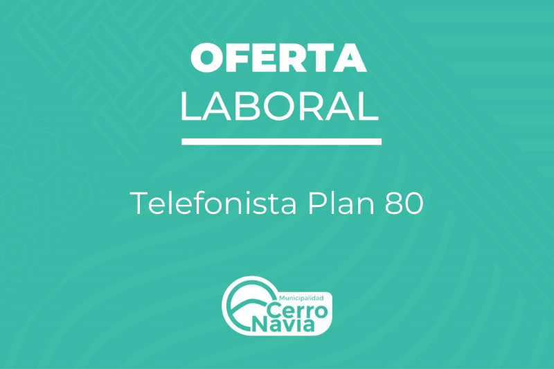 oferta laboral cerro navia