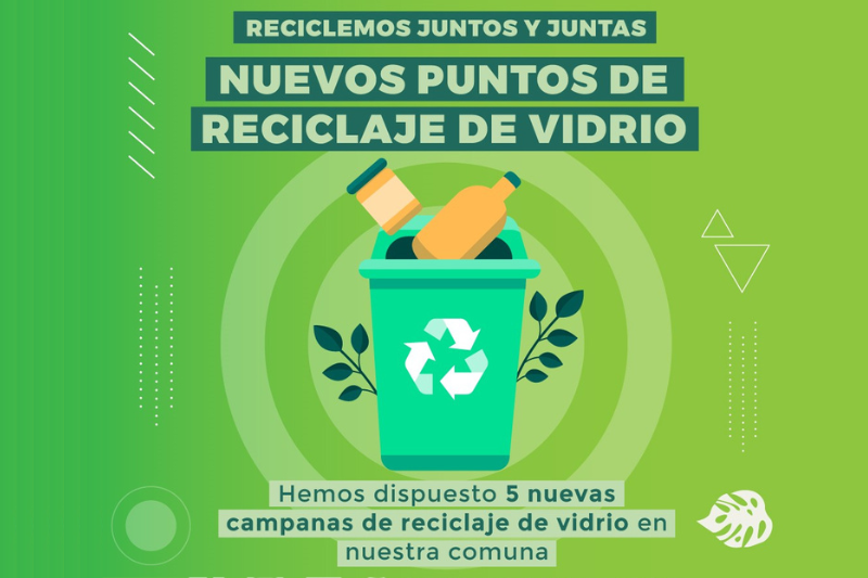 reciclaje vidrio cerro navia