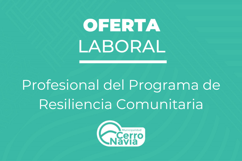 oferta laboral cerro navia