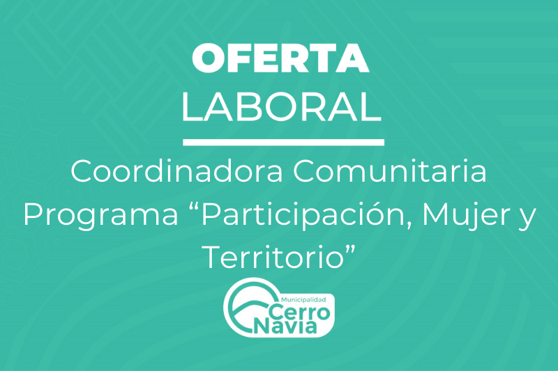 oferta laboral cerro navia