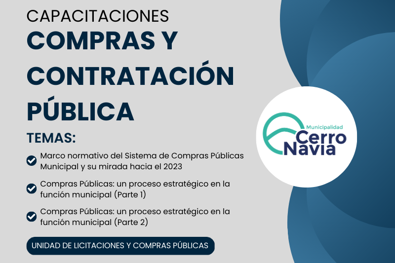 Capacitaciones Compras y contratación pública