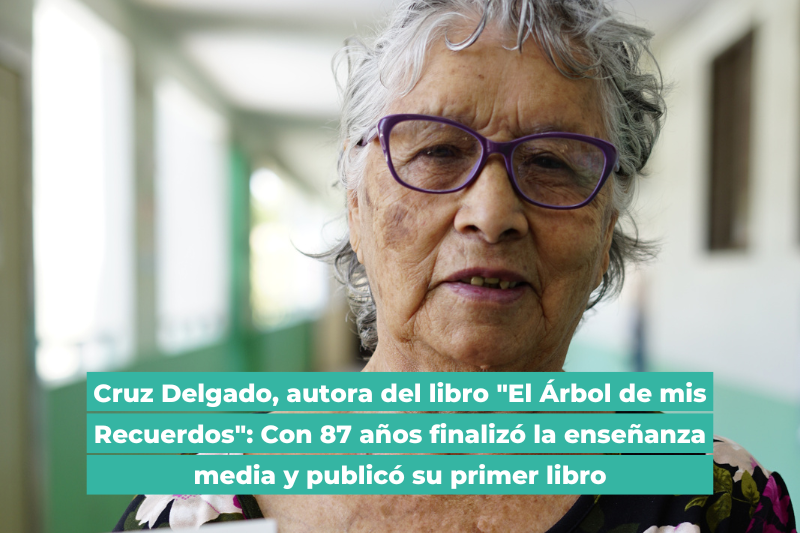 Cruz Delgado, autora del libro El Árbol de mis Recuerdos