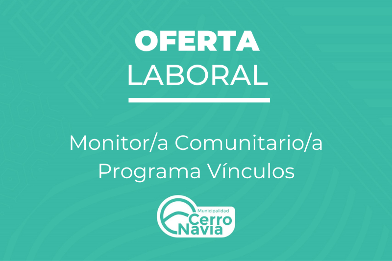 Monitor/a Comunitario/a Programa Vínculos