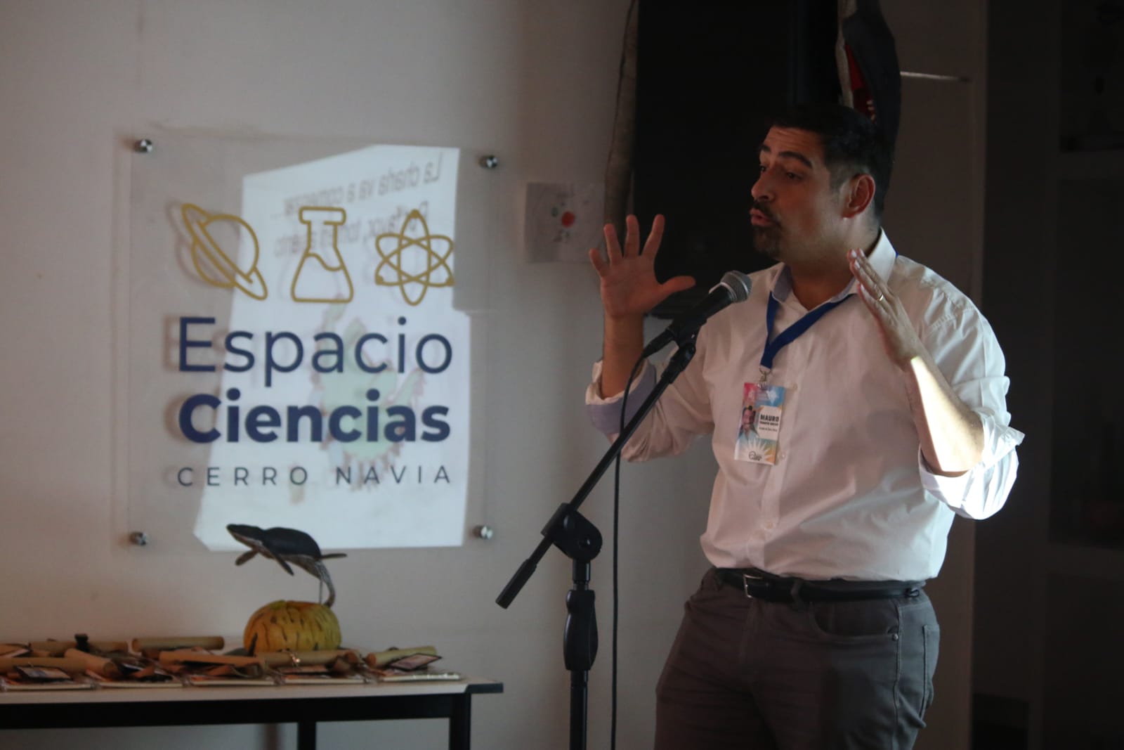 Inauguración club paleontologia