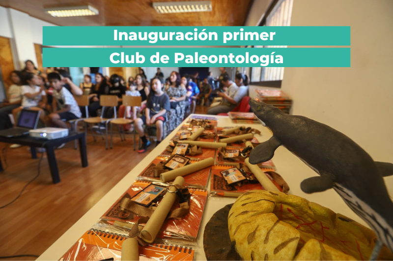 Inauguración primer Club de Paleontología