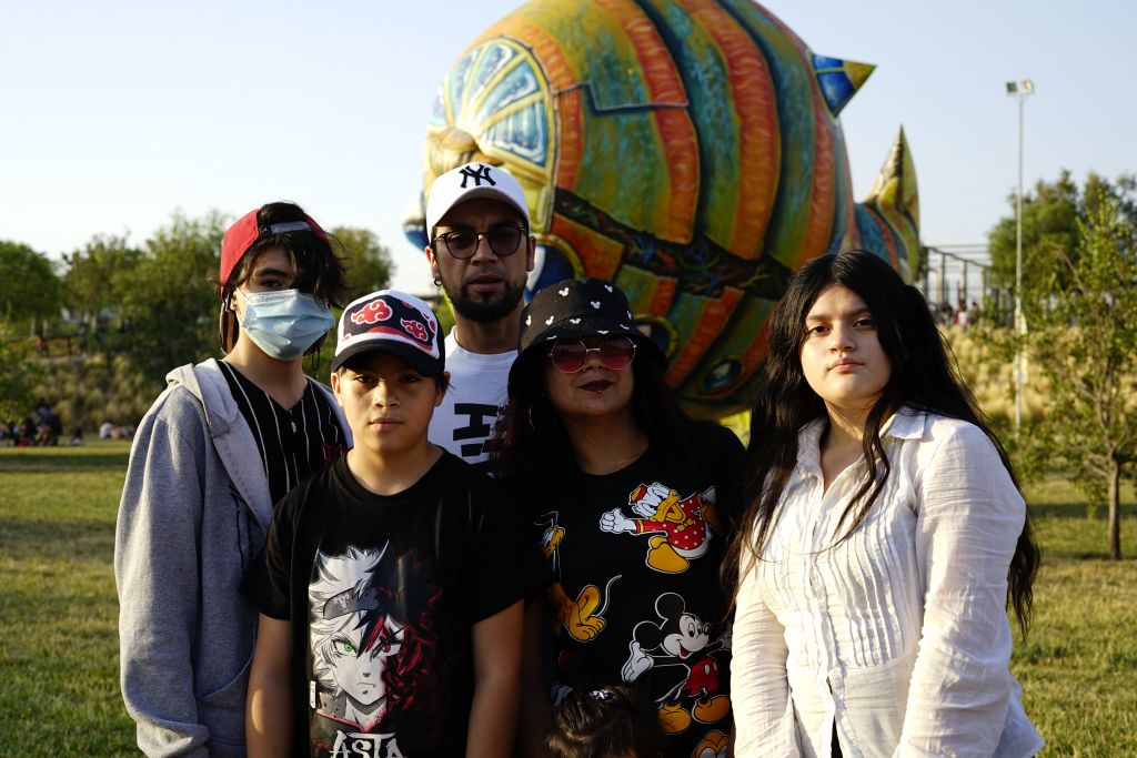 Lagarto Saurian en el Parque La Hondonada de Cerro Navia