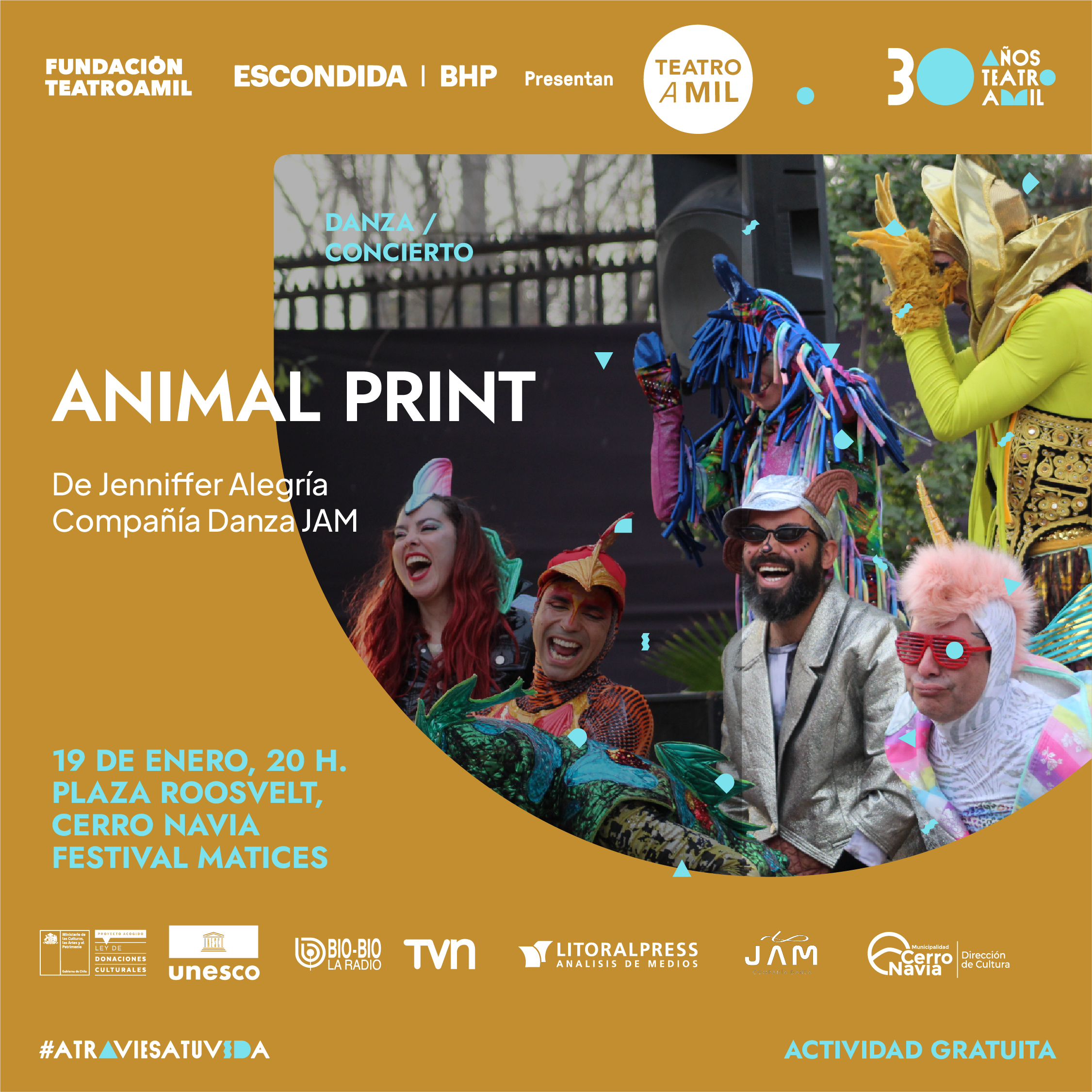 Teatro a mil en Cerro Navia