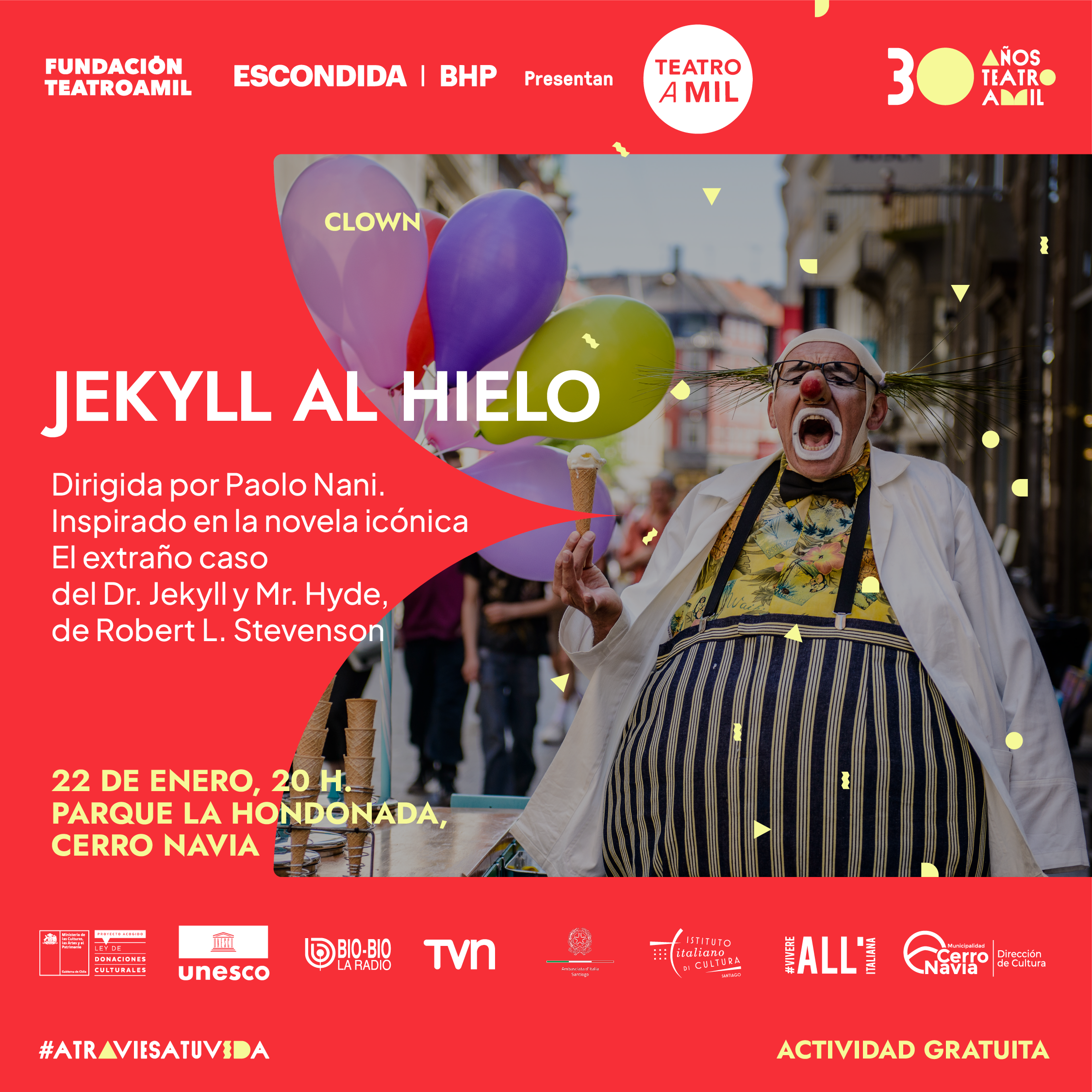 Teatro a mil en Cerro Navia