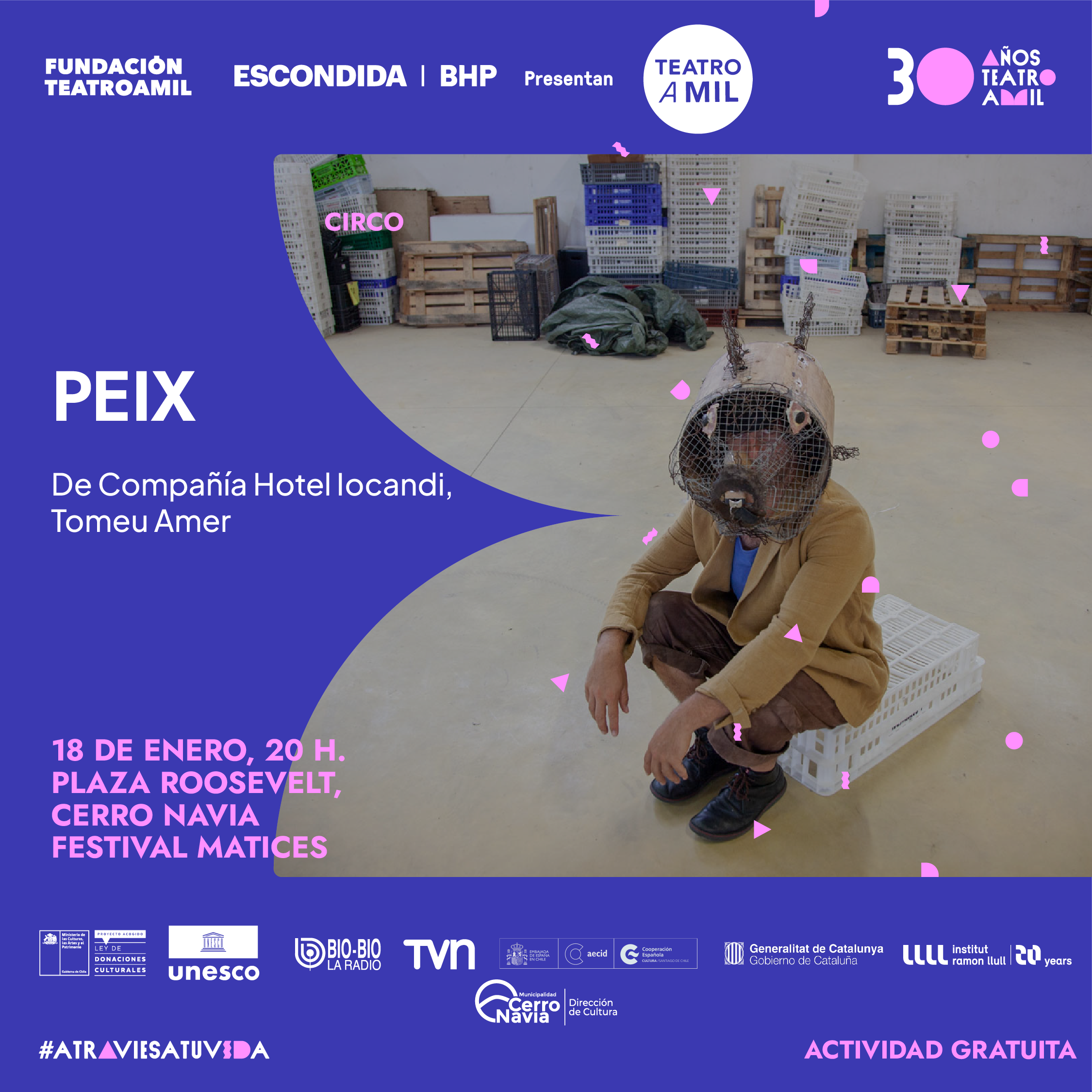 Teatro a mil en Cerro Navia