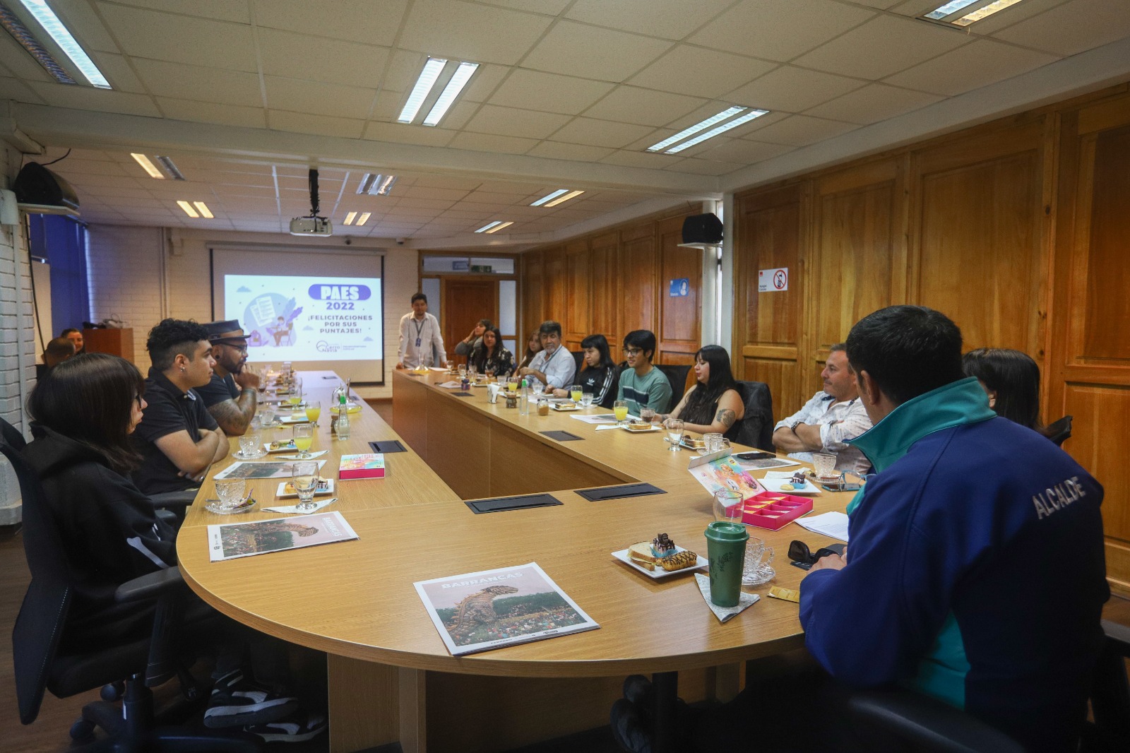 Desayuno municipal con los puntajes destacados del Preuniversitario Popular