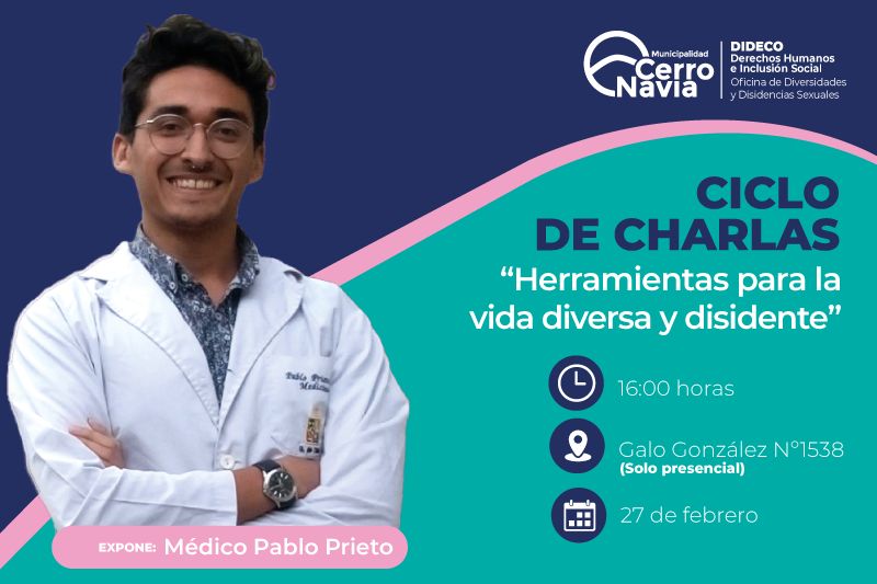 Participa en el ciclo de charlas “Herramientas para la vida diversa y disidente” cerro navia