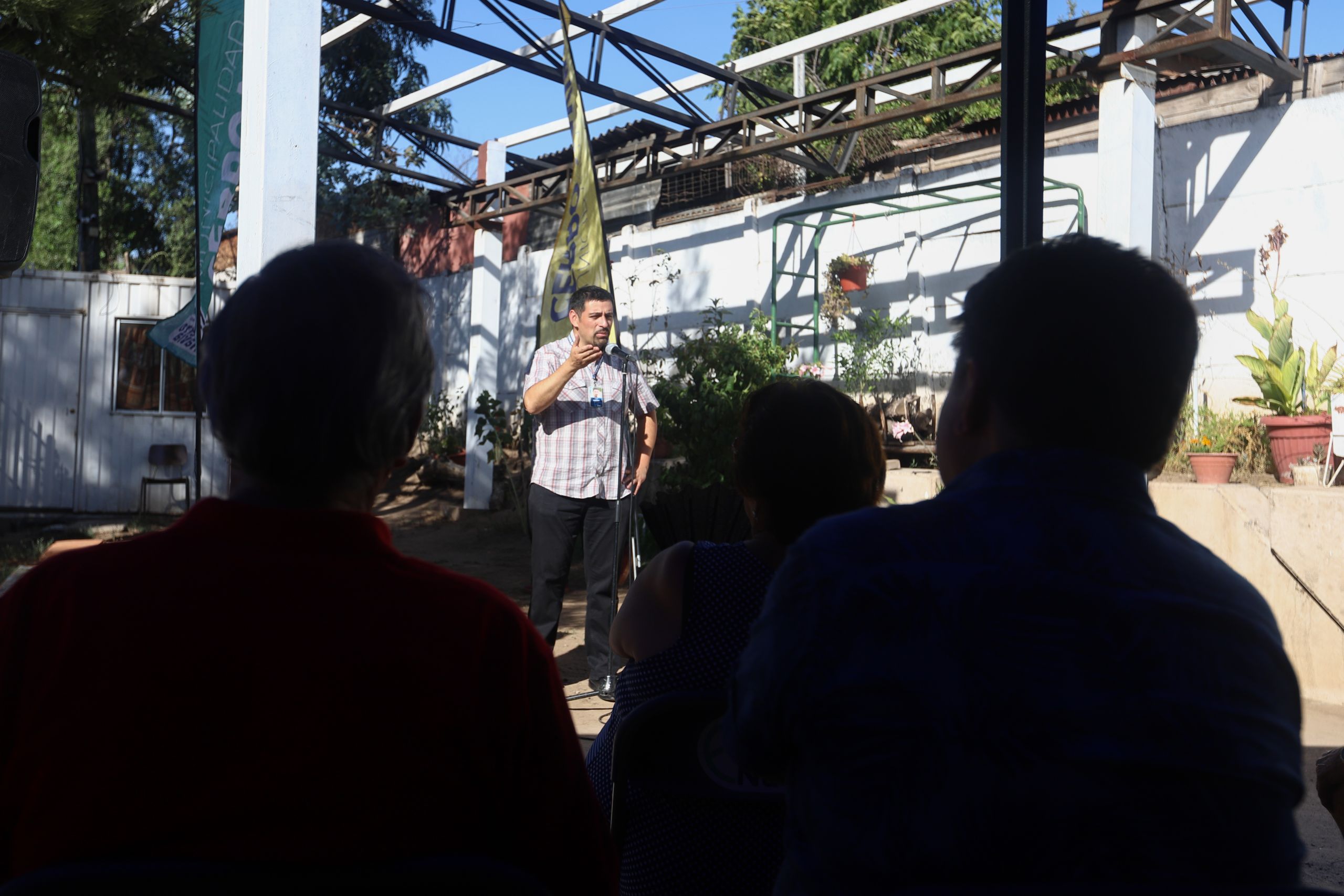 Finalizada la pista de desaceleración acceso Villa Santa María Cerro Navia