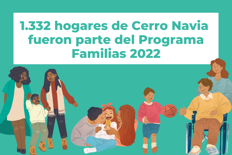 1.332 hogares de Cerro Navia fueron parte del Programa Familias 2022