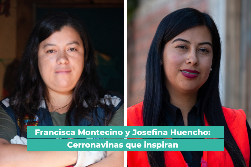 Francisca Montecino y Josefina Huencho Cerronavinas que inspiran