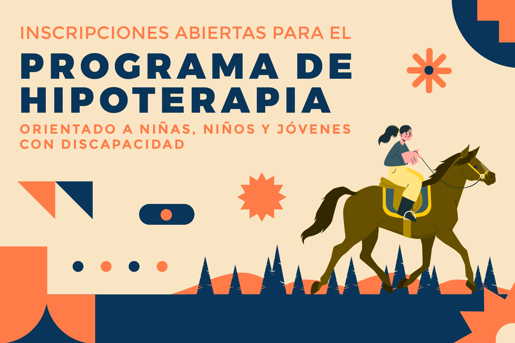 Inscripciones abiertas para el programa de hipoterapia cerro navia