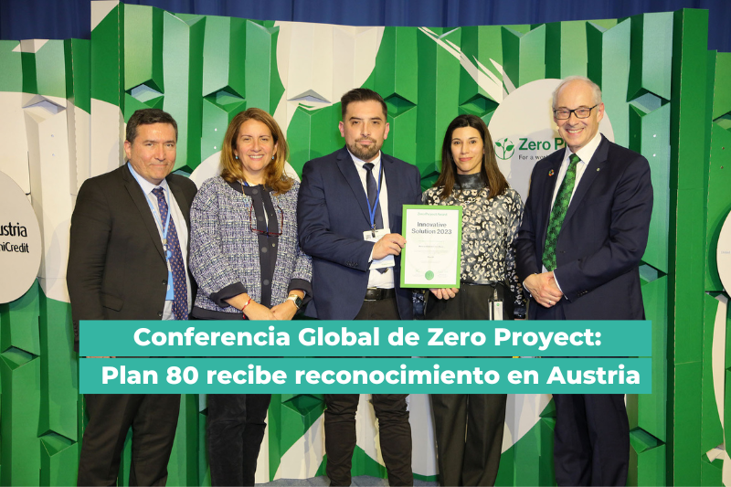 Conferencia Global de Zero Proyect: Plan 80 recibe reconocimiento en Austria