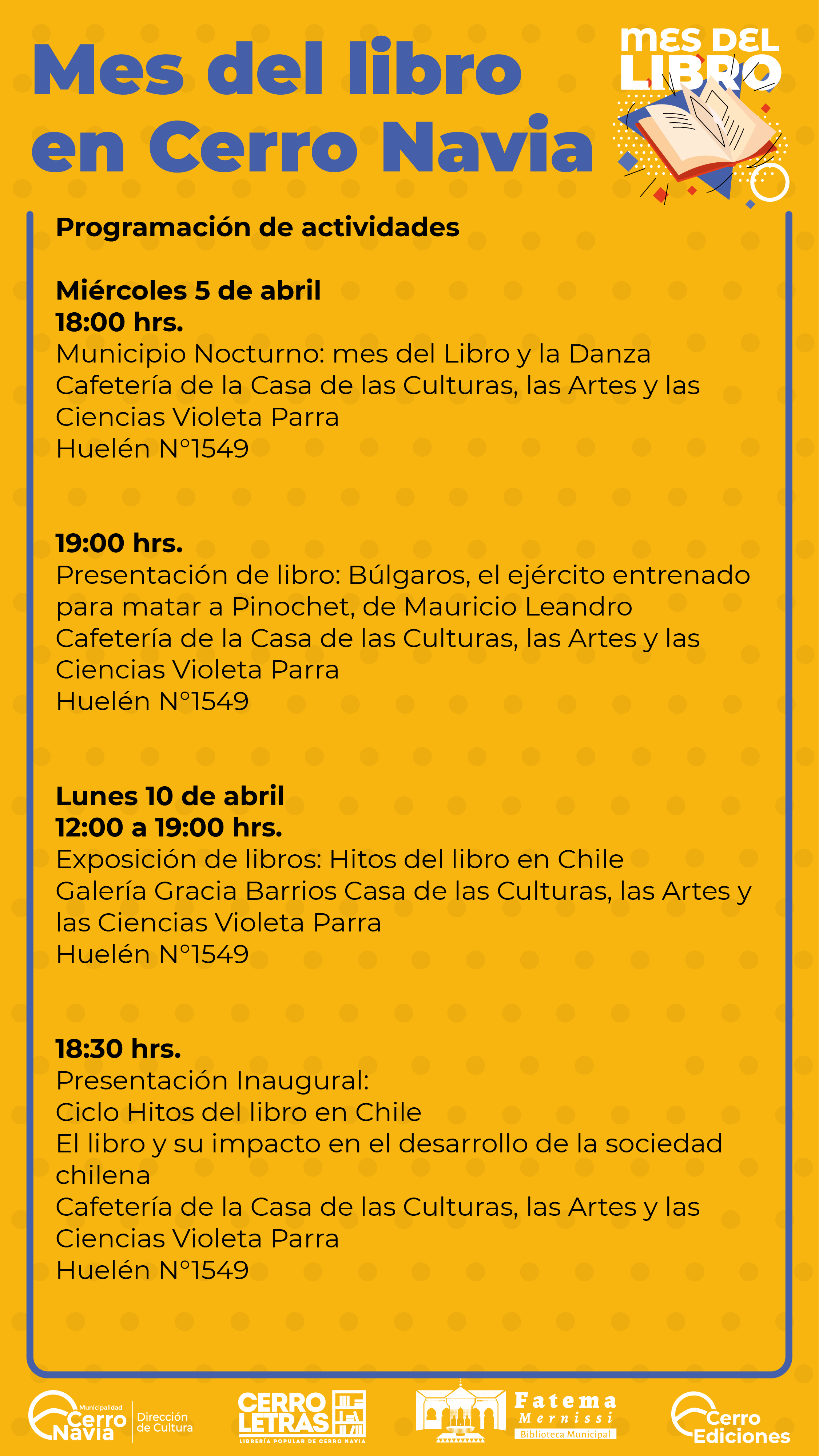 Mes del Libro en Cerro Navia