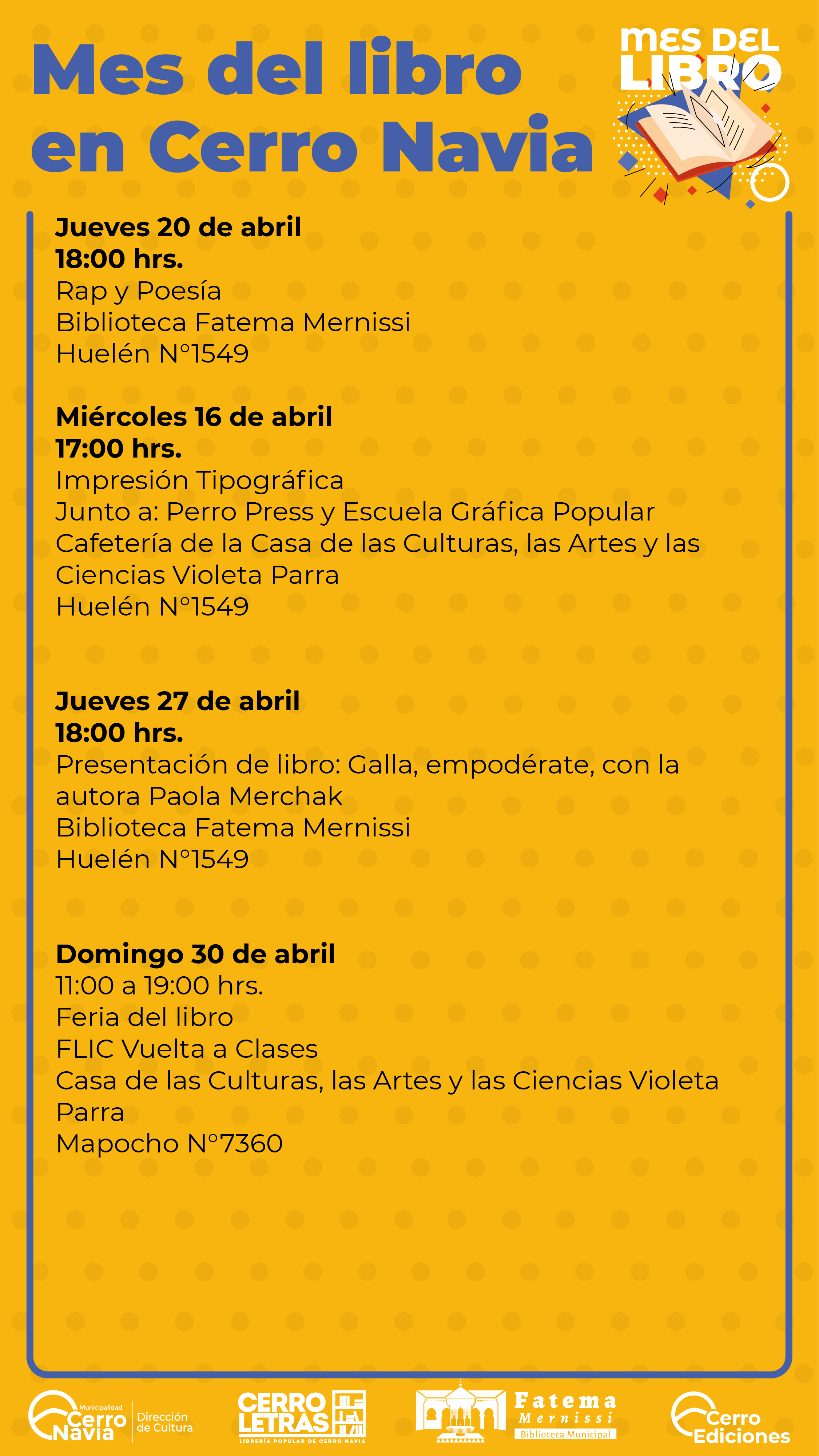 Mes del Libro en Cerro Navia