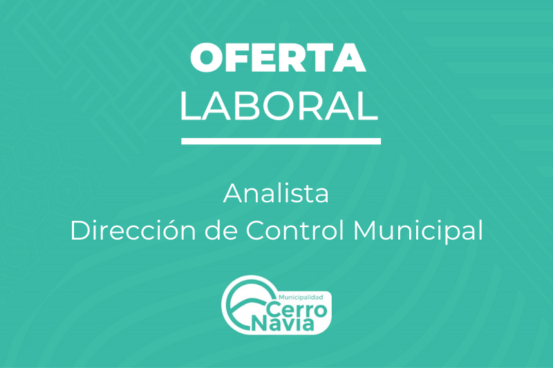 Oferta laboral para proveer cargo de analista
