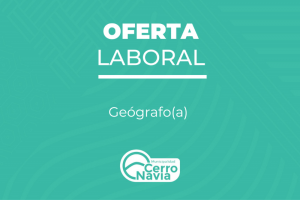 Oferta laboral para proveer cargo de geógrafo(a)