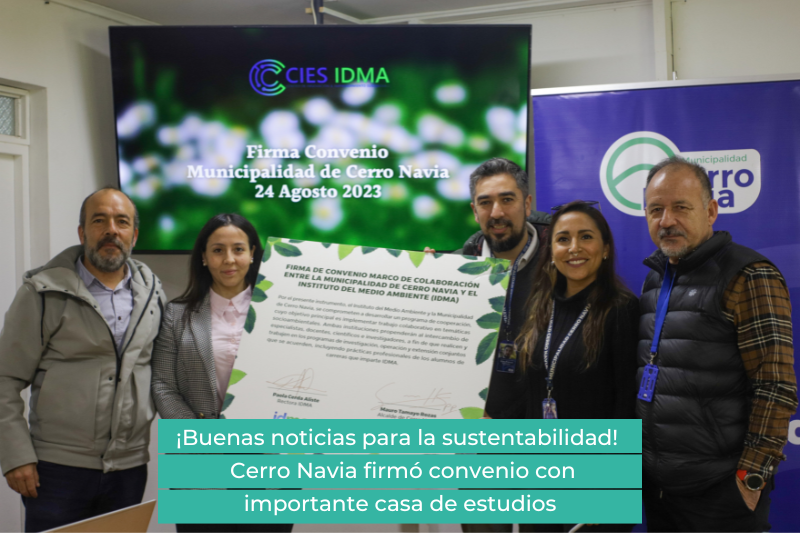 ¡Buenas noticias para la sustentabilidad! Cerro Navia firmó convenio con importante casa de estudios