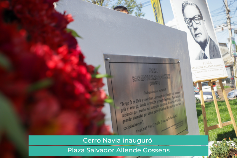 Cerro Navia inauguró Plaza Salvador Allende Gossens