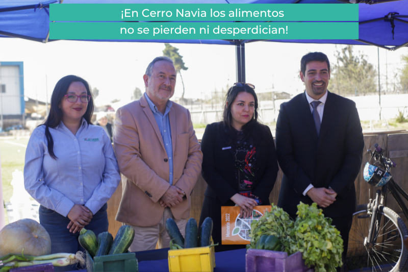 En Cerro Navia los alimentos no se pierden ni desperdician