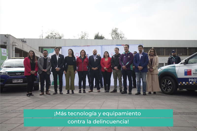 ¡Más tecnología y equipamiento contra la delincuencia!