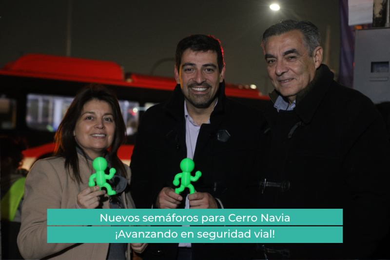Nuevos semáforos para Cerro Navia ¡Avanzando en seguridad vial!