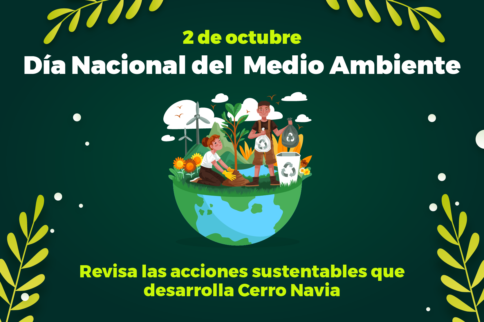 Octubre, un mes para el medio ambiente en Cerro Navia