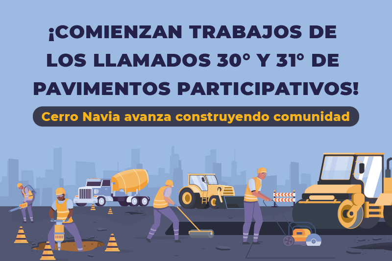 Cerro Navia supera metas con un año de antelación en Plan de Pavimentación