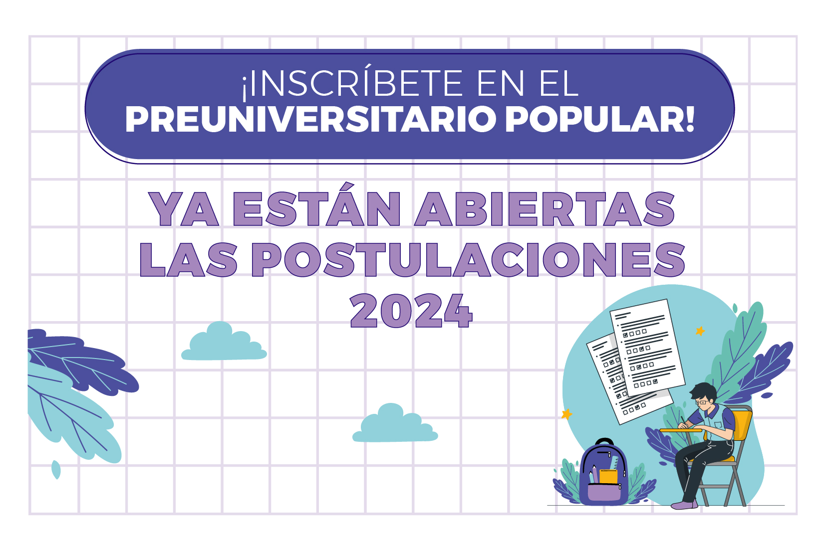 ¡Prepara la PAES con el Preuniversitario Popular 2024!