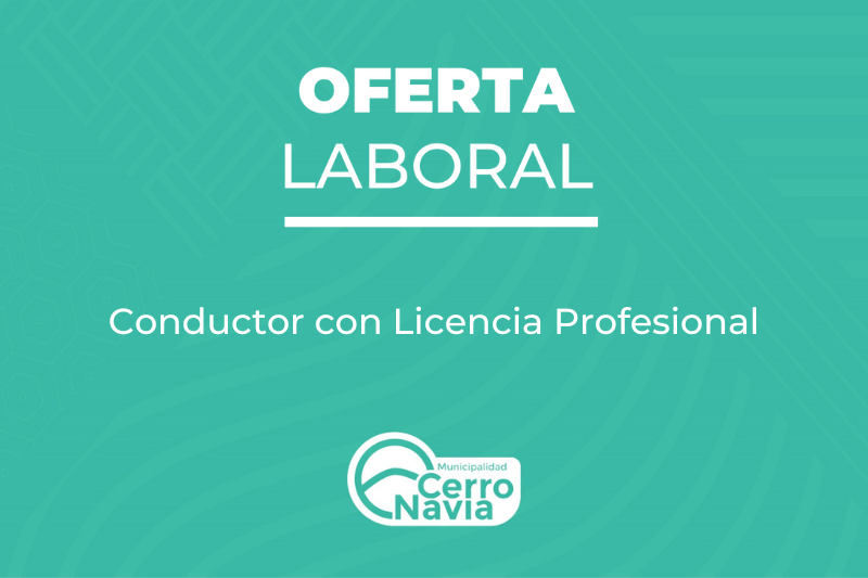 Conductor con Licencia Profesional