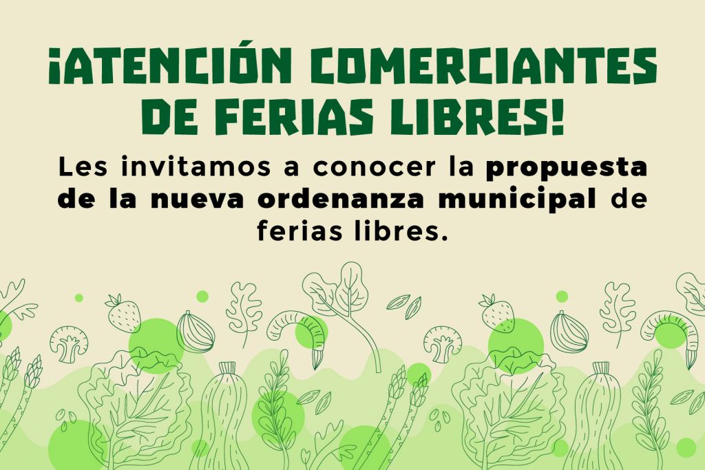 Nueva ordenanza Municipal de Ferias Libres