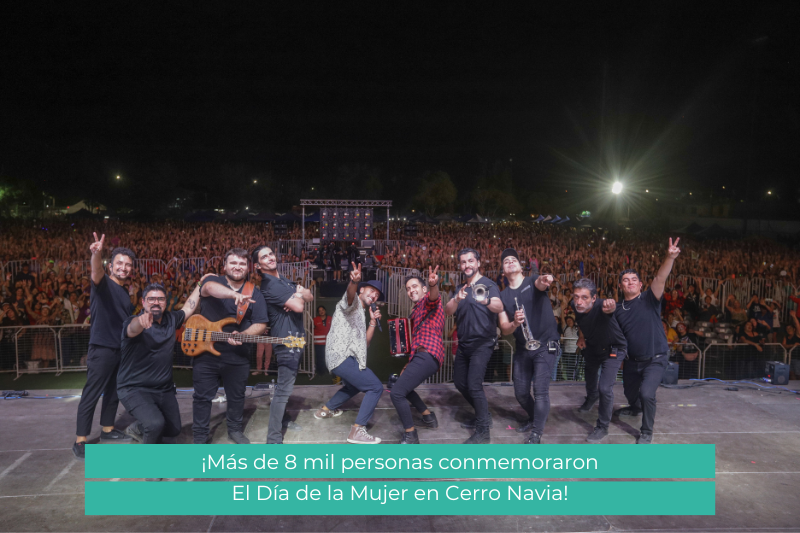 Más de 8 mil personas conmemoraron El Día de la Mujer en Cerro Navia