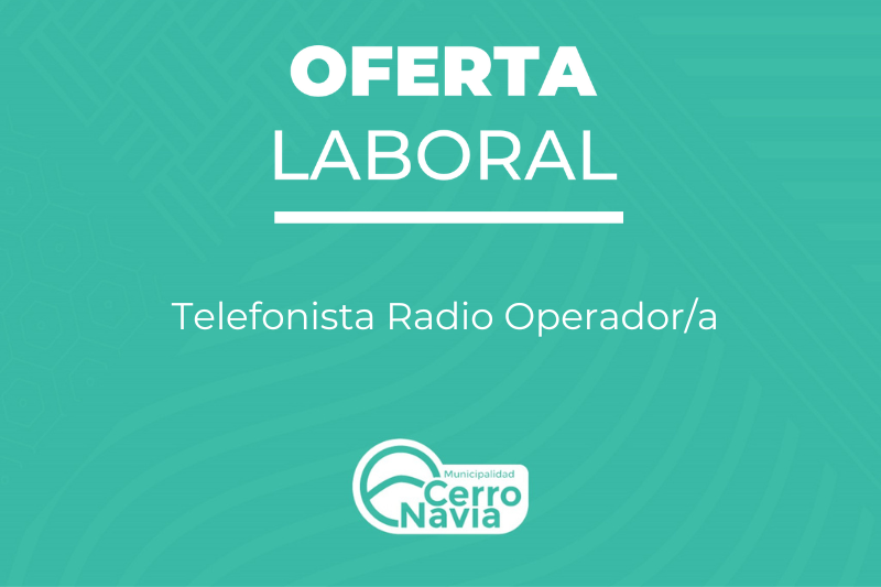 Telefonista Radio Operador/a de la Dirección de Seguridad