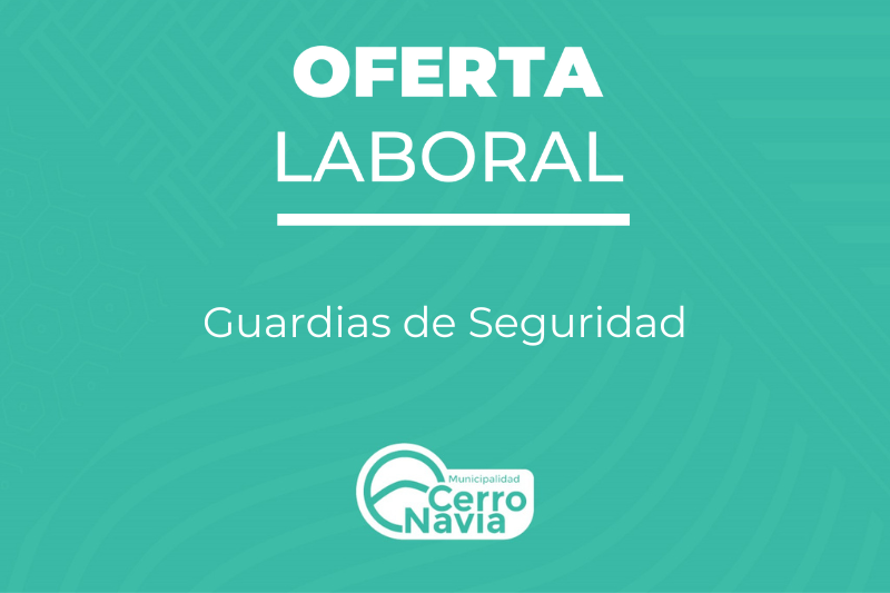 Guardias de seguridad oferta laboral