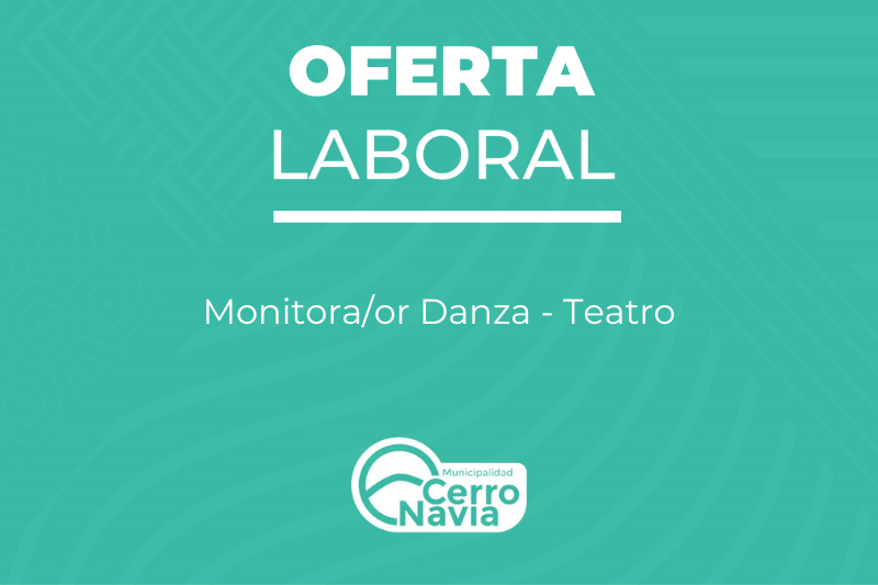 Monitora/or Danza - Teatro