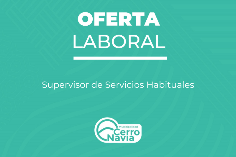 Supervisor de Servicios Habituales