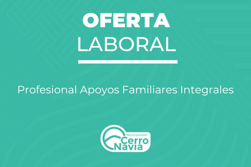 Profesional Apoyos Familiares Integrales