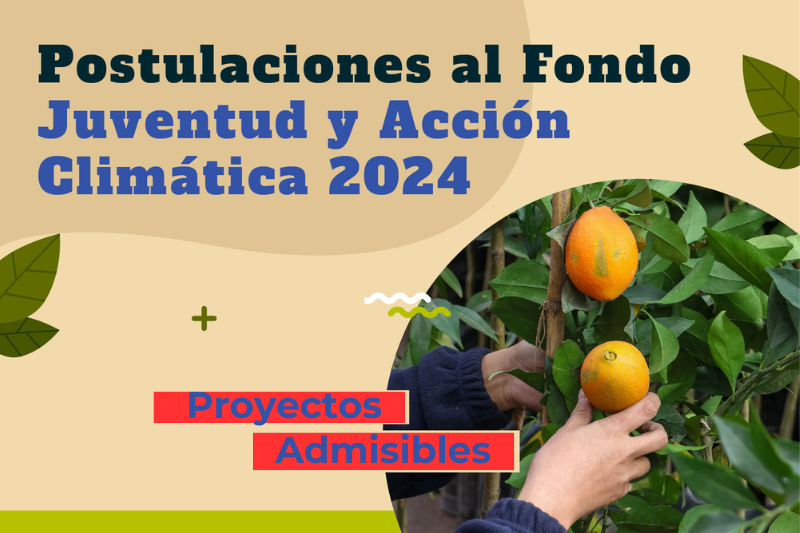 ¡Proyectos Admisibles Fondo Juventud y Acción Climática 2024!