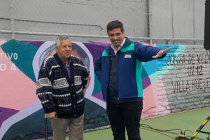 Municipio inaugura la multicancha "René Lazo Adrián"