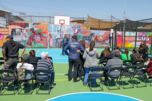 Cerro Navia inaugura tres centros deportivos