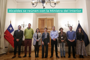 Alcaldes se reúnen con la Ministra del Interior