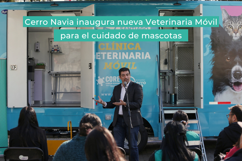 Cerro Navia inaugura nueva Veterinaria Móvil para el cuidado de mascotas