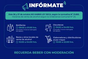Horario Alcohol 26 y 27