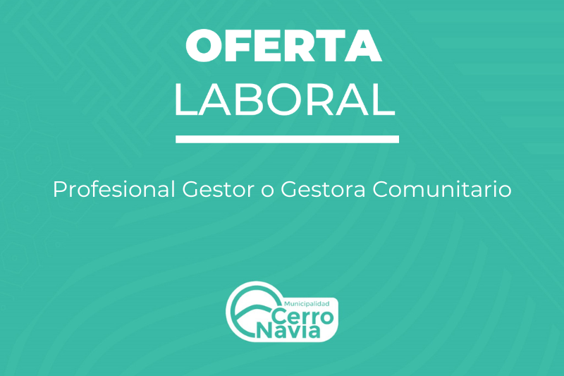 Profesional Gestor o Gestora Comunitario
