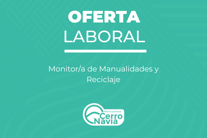 Monitor/a de Manualidades y Reciclaje